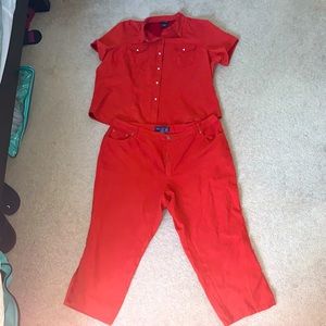 Venezia Jeans Women’s shirt and pants set